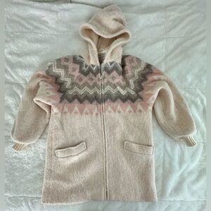 Vintage Hooded Hilda Icelandic Coat